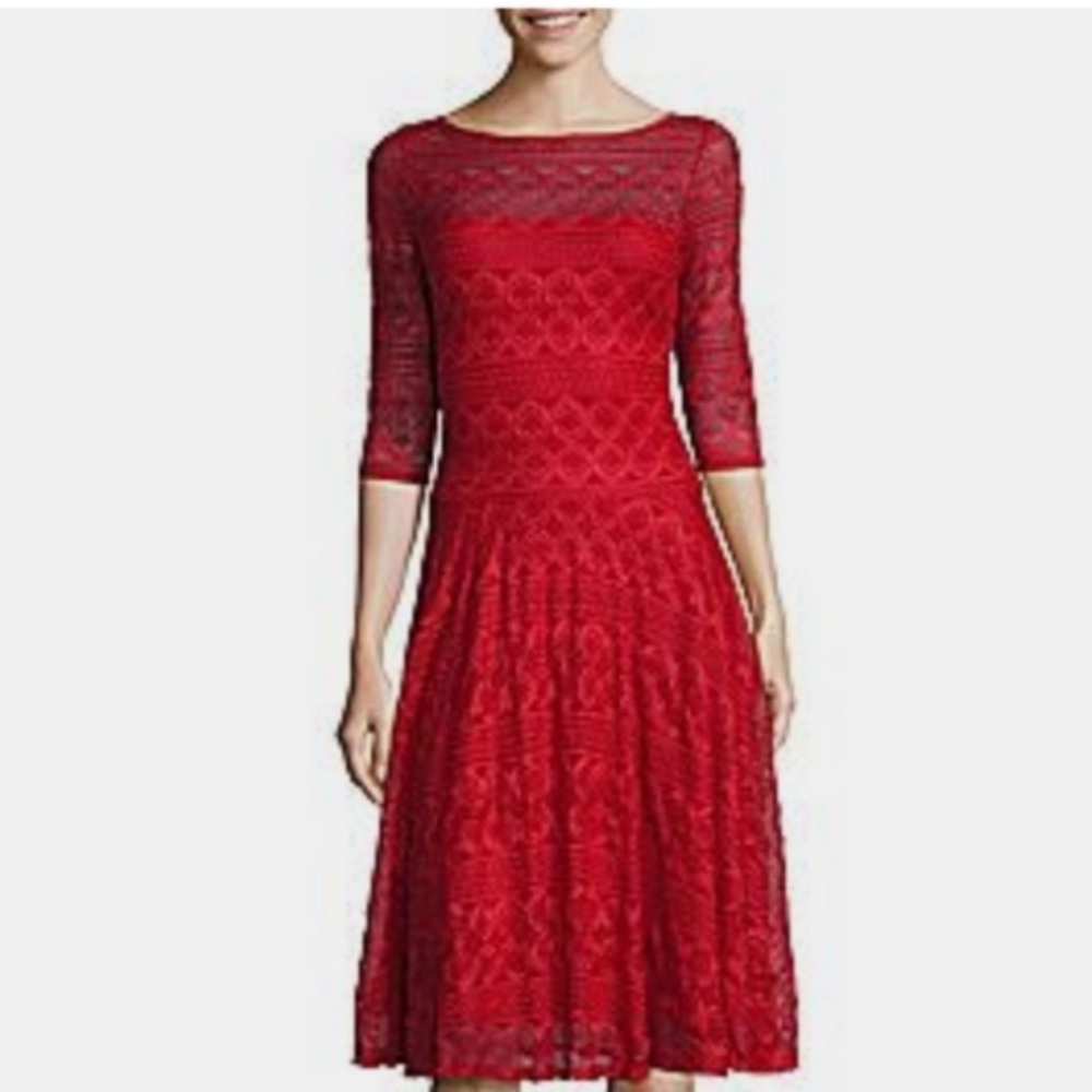 Signature by Sangria Flare Dress